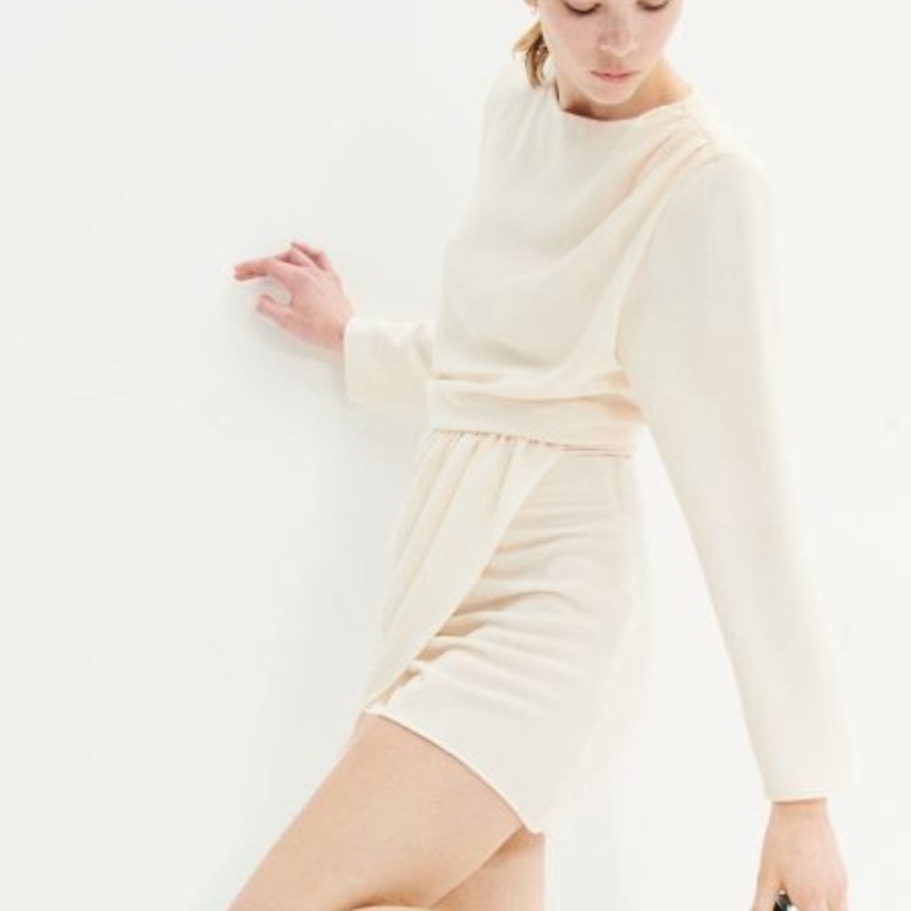 DRAPED MINI DRESS - P2725
